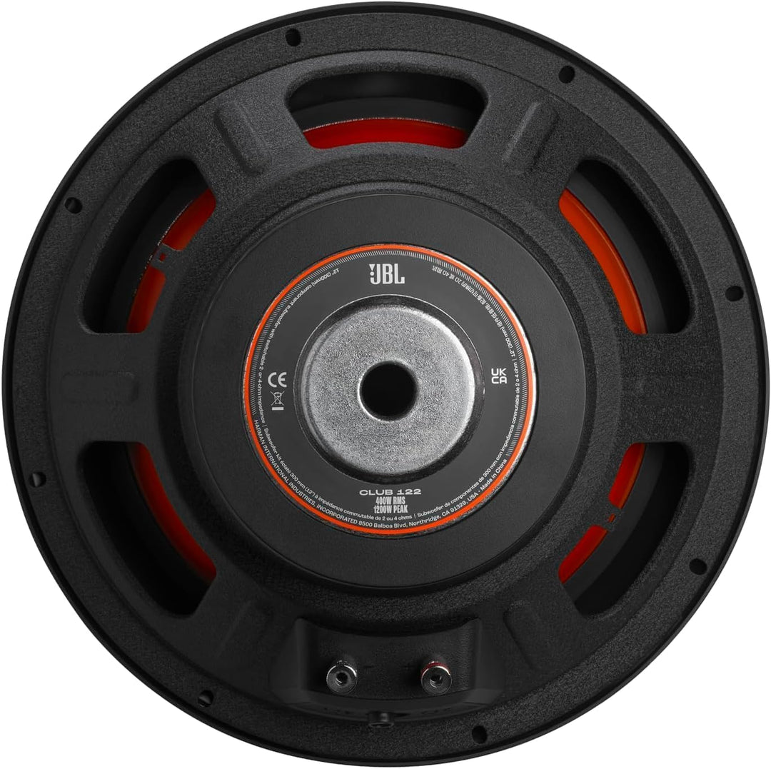JBL Club 122SL - 1200 Watt Subwoofer Auto Radio für Flach-Einbau in KfZ Musikanlage von Harman Kardo
