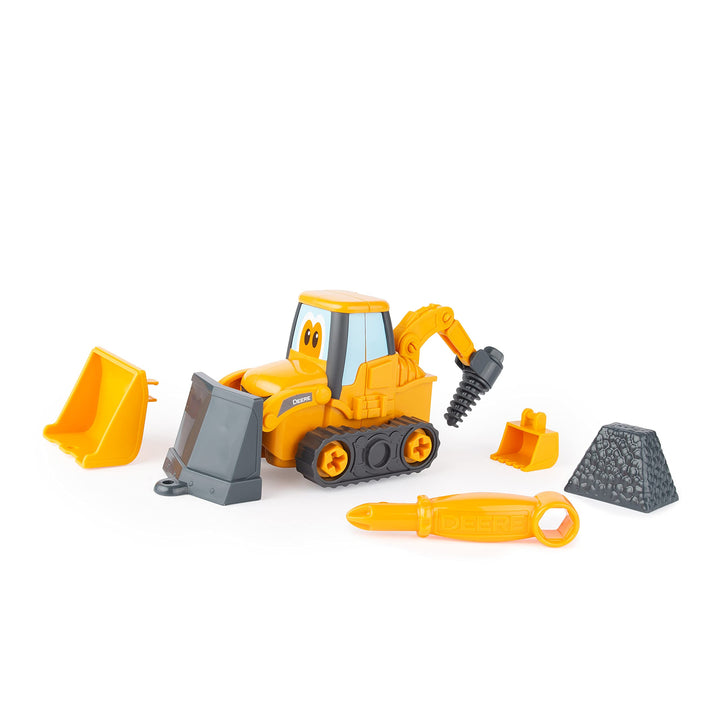 JOHN DEERE 47278 Kids Build A Buddy Deluxe Baggerlader, Bagge Kinder, Bauernhof, Traktor Spielzeug f