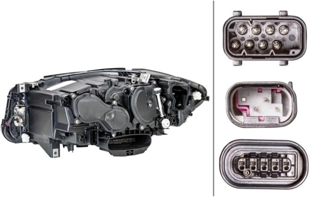 HELLA 1EX 011 072-921 LED-Hauptscheinwerfer für Rechtsverkehr - vorne rechts Rechts (Beifahrerseite)