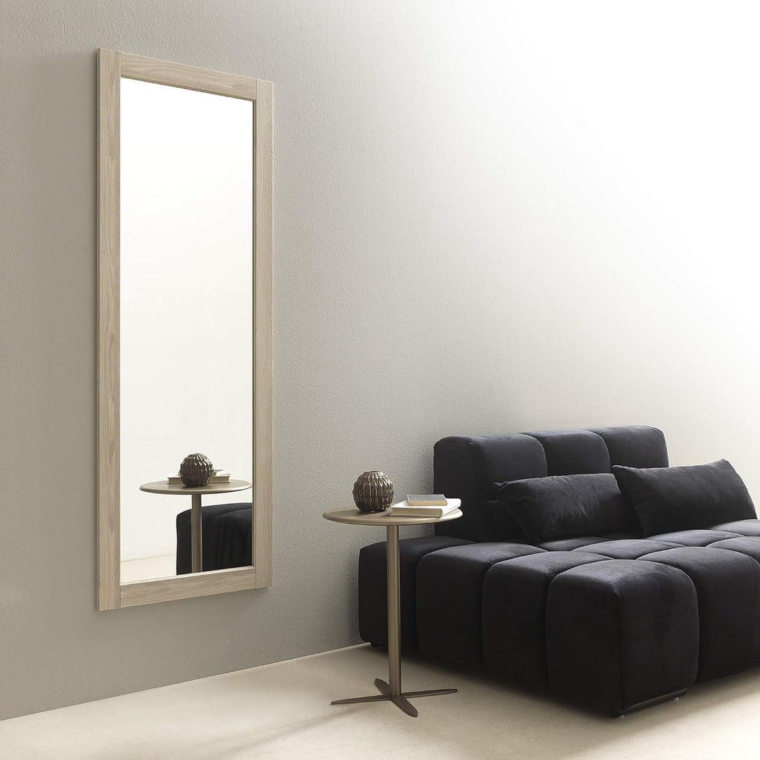ARHome Bodenspiegel, 160 x 60 cm, Esche Creme, Wandspiegel, Made in Italy Creme Esche 160 x 60, Crem