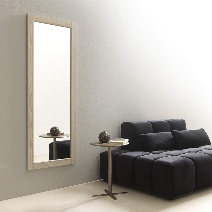 ARHome Bodenspiegel, 160 x 60 cm, Esche Creme, Wandspiegel, Made in Italy Creme Esche 160 x 60, Crem