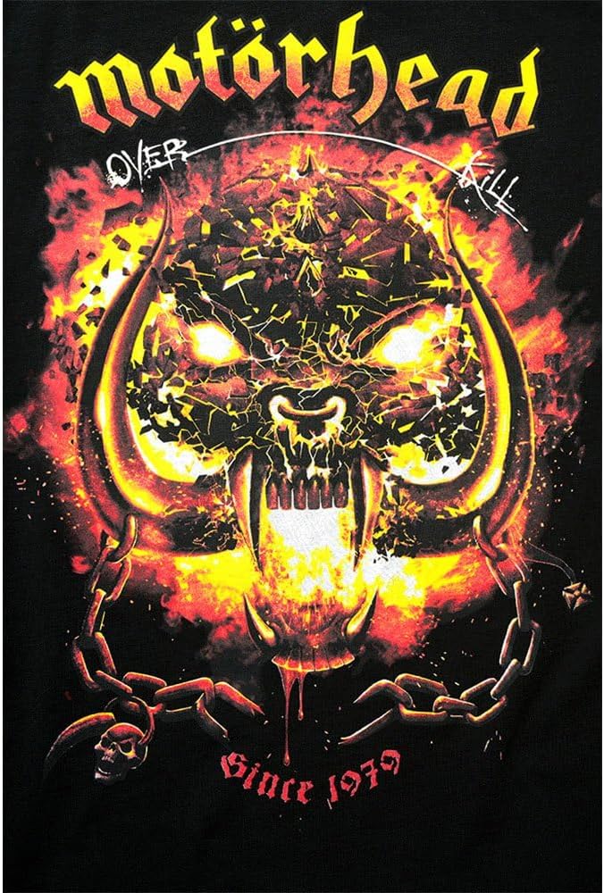 Brandit Herren Motörhead Tank Top Overkill Trägershirt/Cami Shirt S Schwarz, S Schwarz