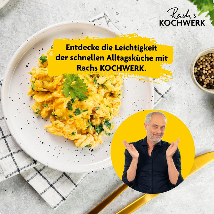 RACHS KOCHWERK Backpapier für Heissluftfritteuse 2er-Set | 4,5 Liter & 9 Liter | Backpapierschale an