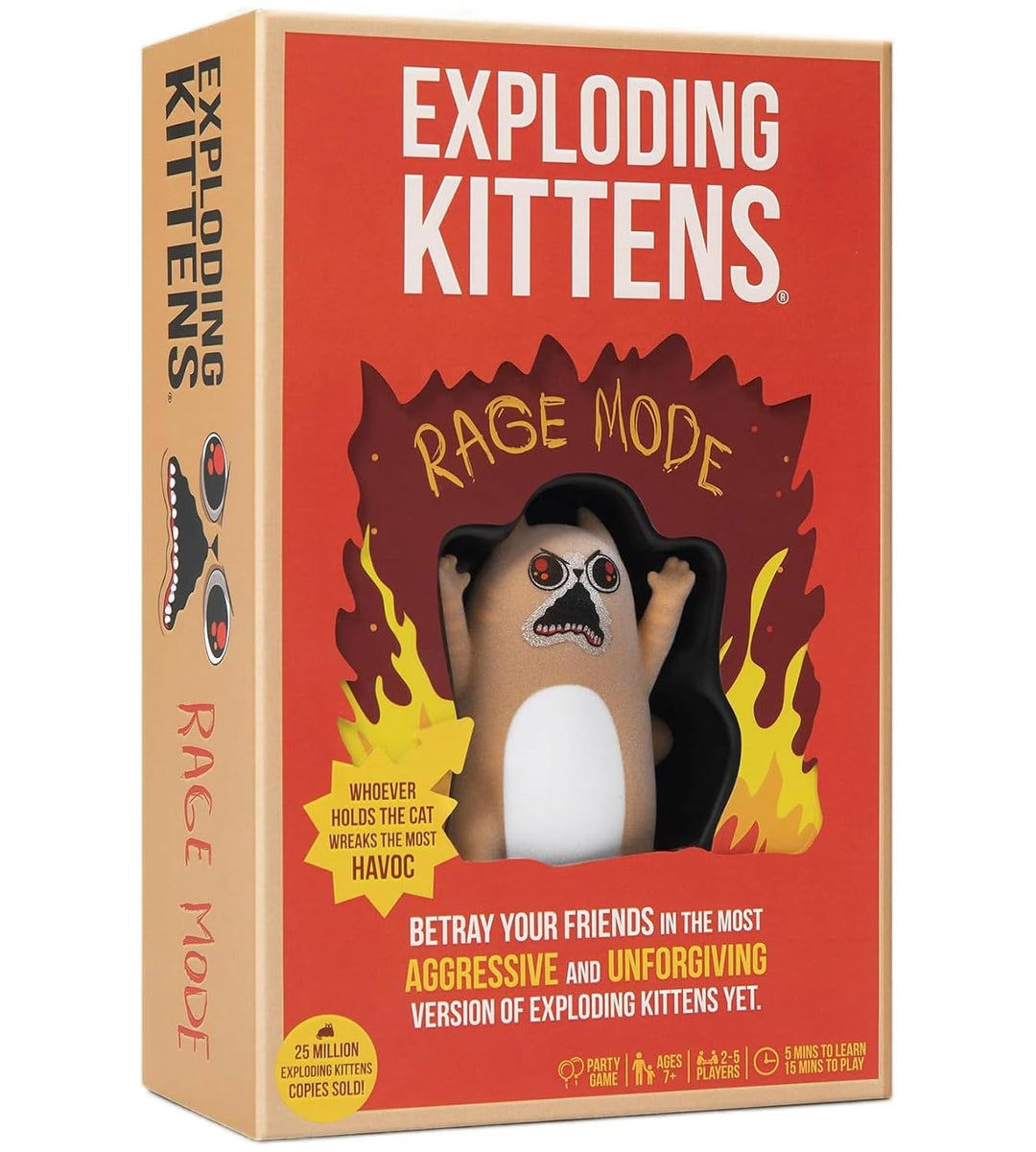Exploding Kittens Rage Mode, 2-5 Players, Age 7+ Card Game