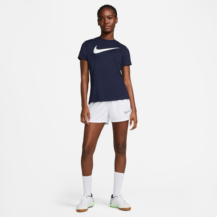 Nike Damen W Nk Df Park20 Ss Tee Hbr T-Shirt (1er Pack), Obsidian/White