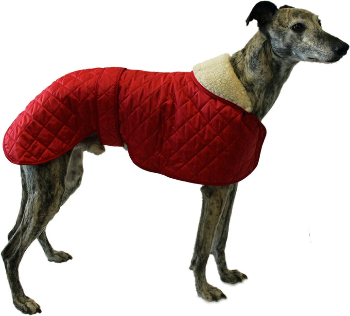 Cosipet Windhund Anorak Hundemantel, Nylon, 51 cm, Rot rot 51 cm (20 Zoll), rot 51 cm (20 Zoll)