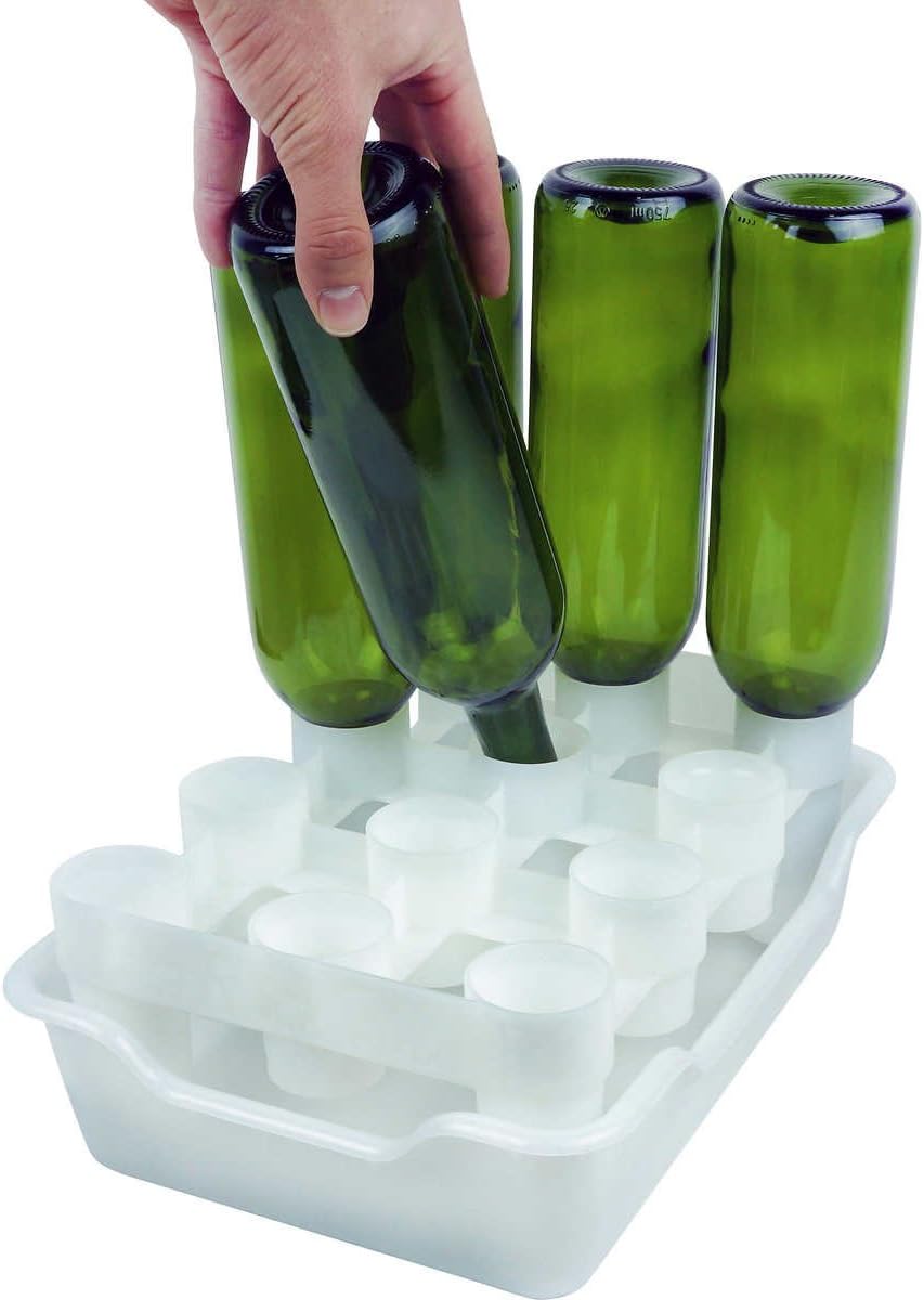 FastFerment FastRack Bomber Tray Weinflaschen-Reinigungs- und Trockengestell, FastRack12 Zwei Regale