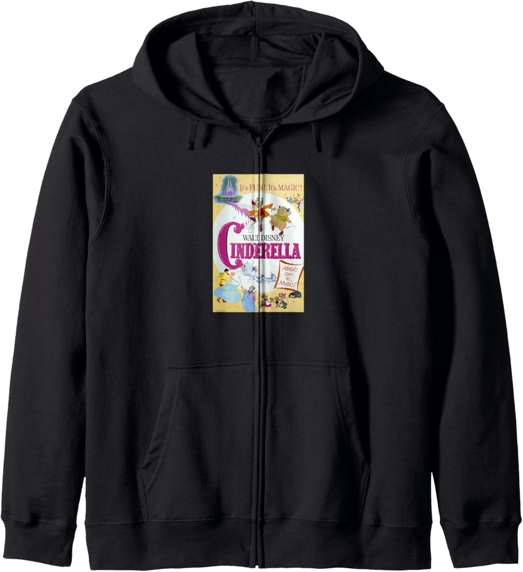 Disney Cinderella Vintage Poster Kapuzenjacke