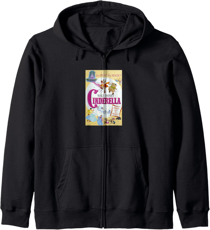 Disney Cinderella Vintage Poster Kapuzenjacke