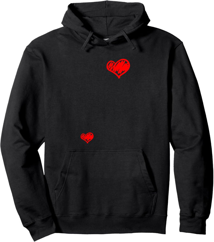 Doppelherz Ankündigung Schwangerschaft Baby Liebe Eltern Pullover Hoodie