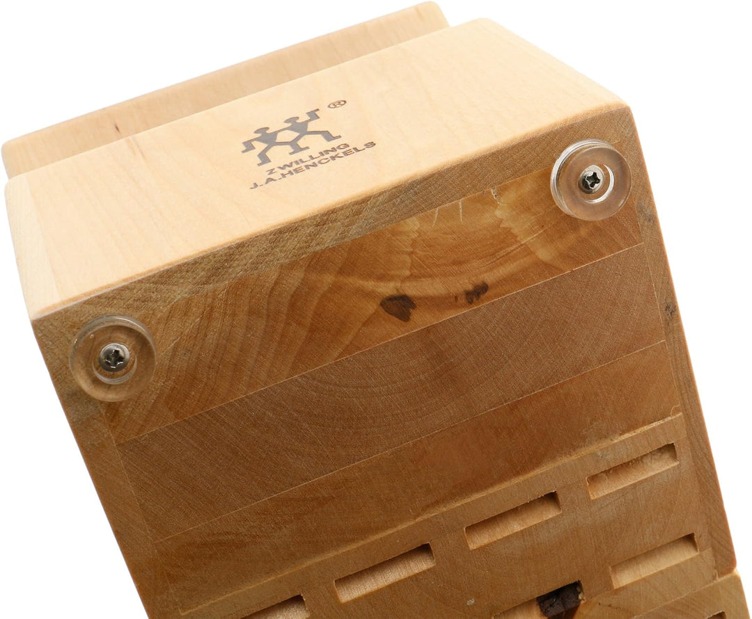 ZWILLING 35101-901 Messerblock, Holz, Natur 19-Slot Natur, 19-Slot Natur