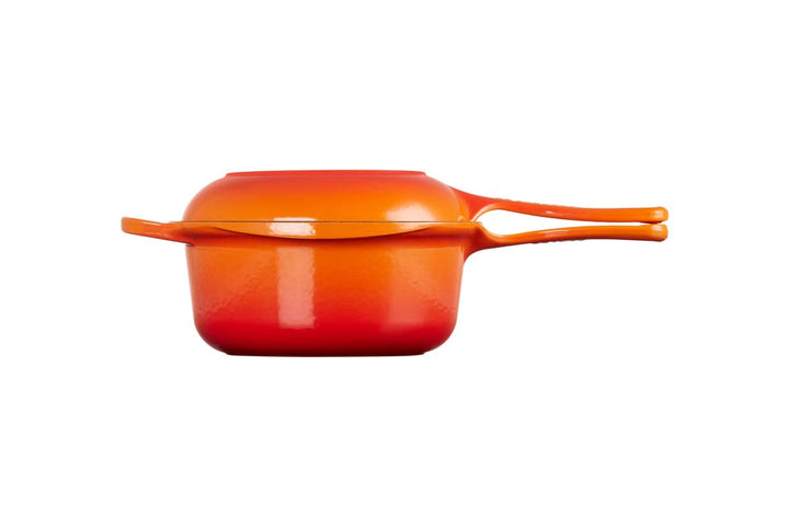 Le Creuset Signature 2-In-1 Marmitout, Gusseisen, Ø 22 cm, 2,3 L, Ofenrot, 25044220902460, Ofenrot