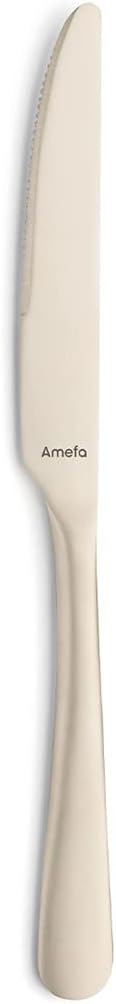 AMEFA AUSTIN Besteck Set 4 Personen (champagner) | 16-teilig | PVD-veredelt | mattiertes Besteckset