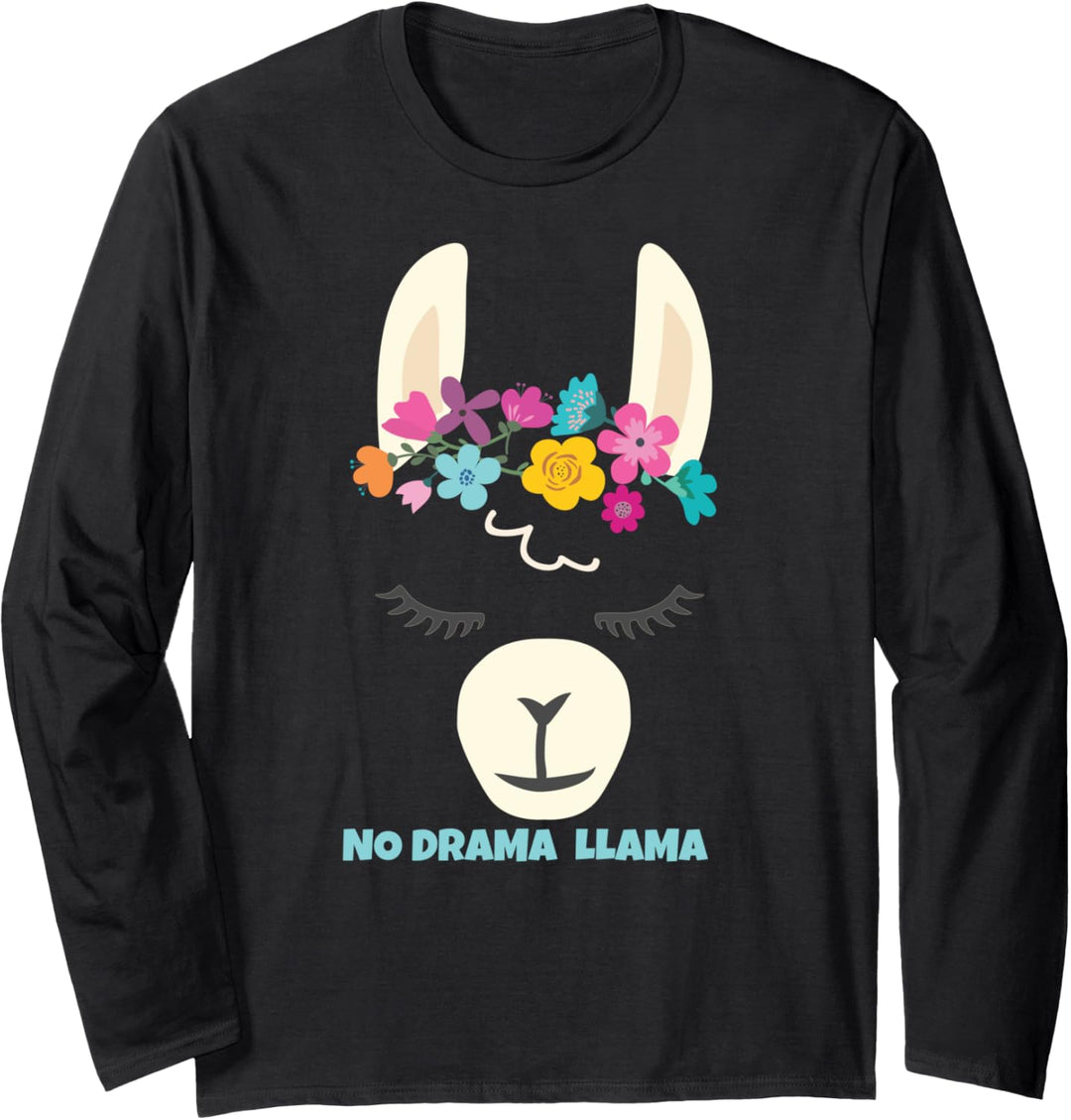 No Drama Lama Langarmshirt