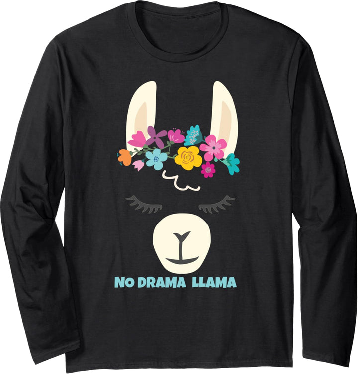 No Drama Lama Langarmshirt