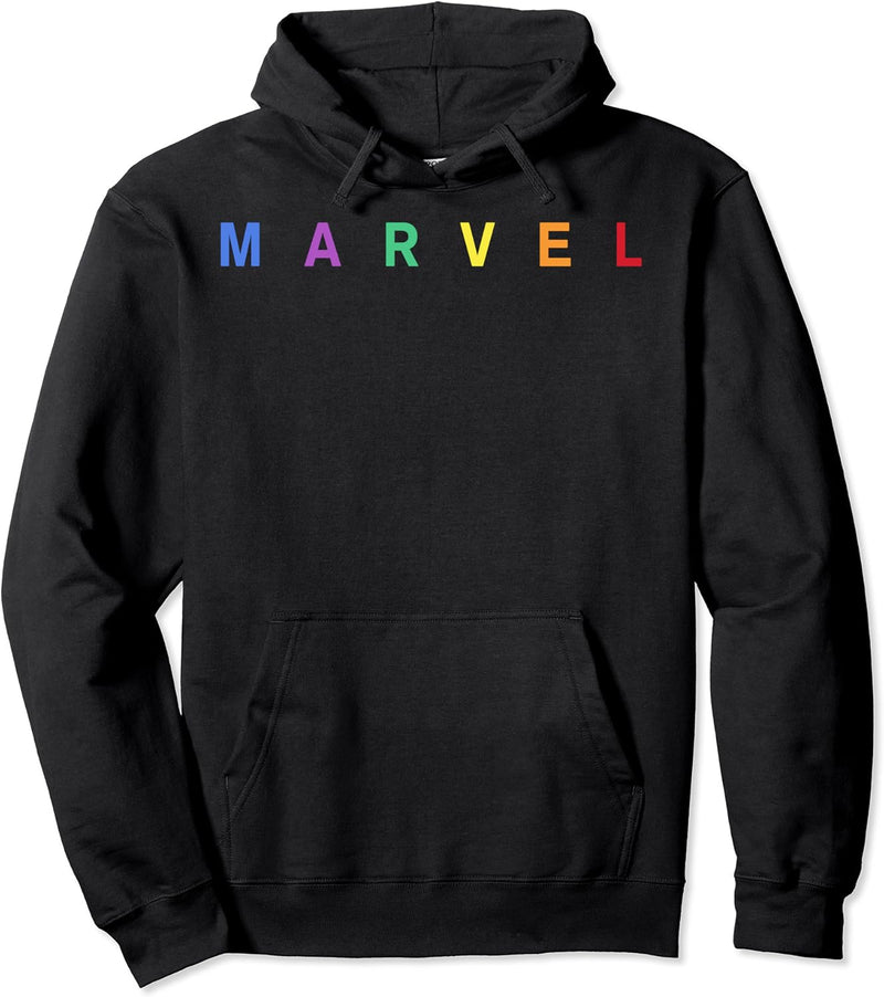 Marvel Simple Rainbow Logo Pullover Hoodie