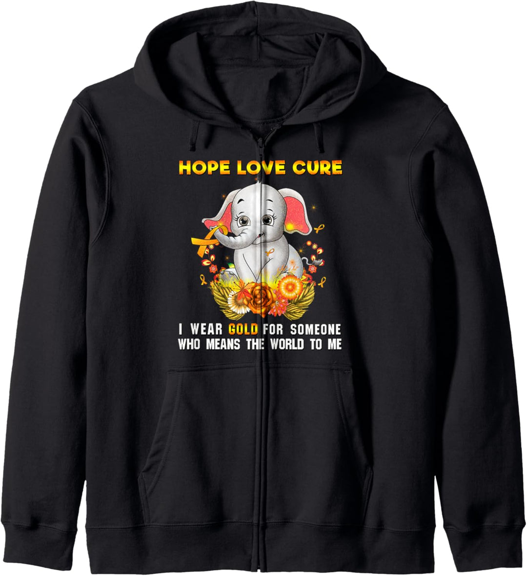 Childhood Cancer Awareness Fighter Warrior Chemotherapy Gift Kapuzenjacke