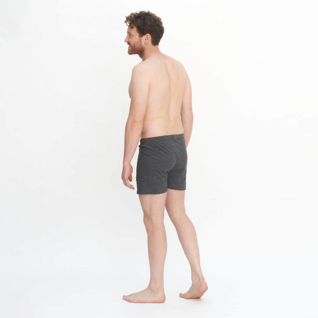 Living Crafts Boxer-Shorts, 2er-Pack 7, Stone Grey/Anthra Melange