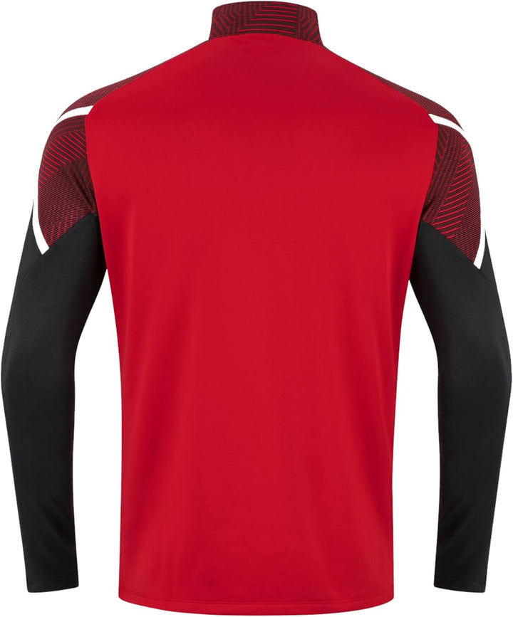 JAKO Herren Ziptop Performance S Rot/Schwarz, S Rot/Schwarz