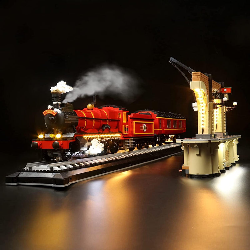 BrickBling Led Licht Set für Lego 76405 Hogwarts Express, Led Beleuchtungs Set für Hogwarts Express,