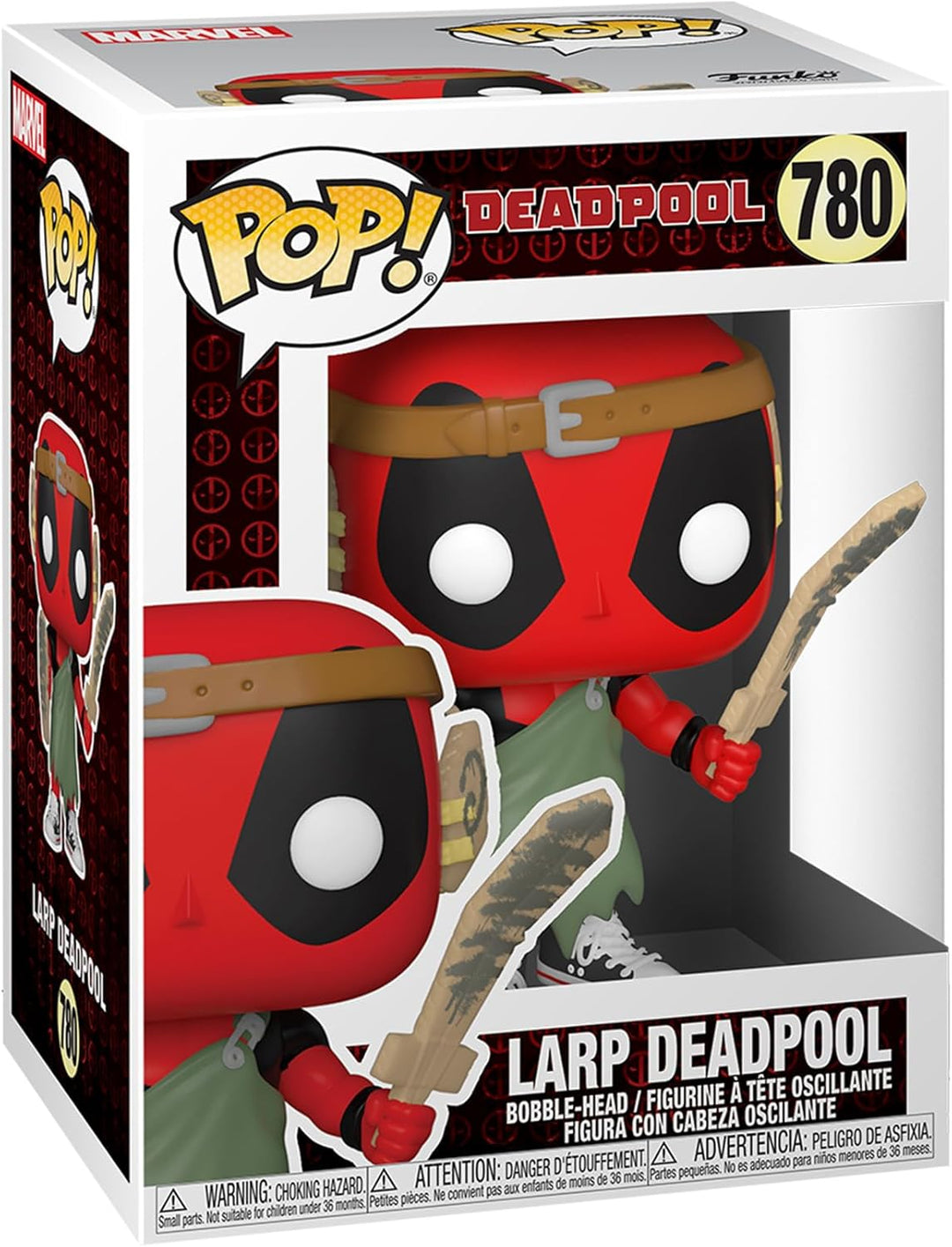 Funko Pop! Marvel: Deadpool 30th - LARP Deadpool - Vinyl-Sammelfigur - Geschenkidee - Offizielle Han