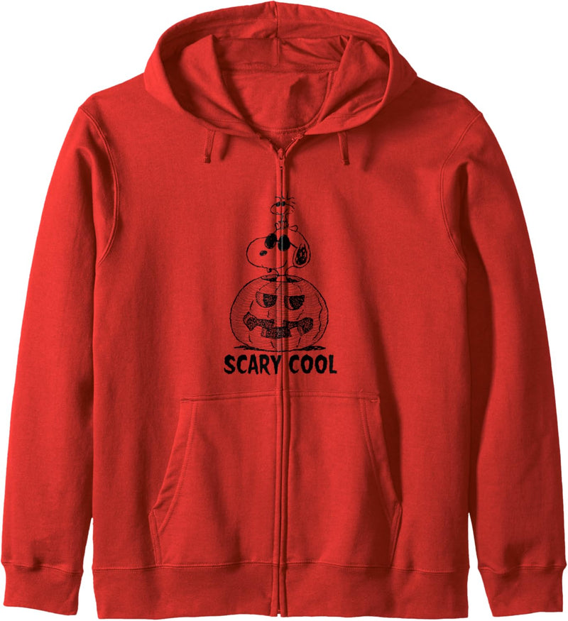 Peanuts Snoopy and Woodstock Scary Cool Kapuzenjacke