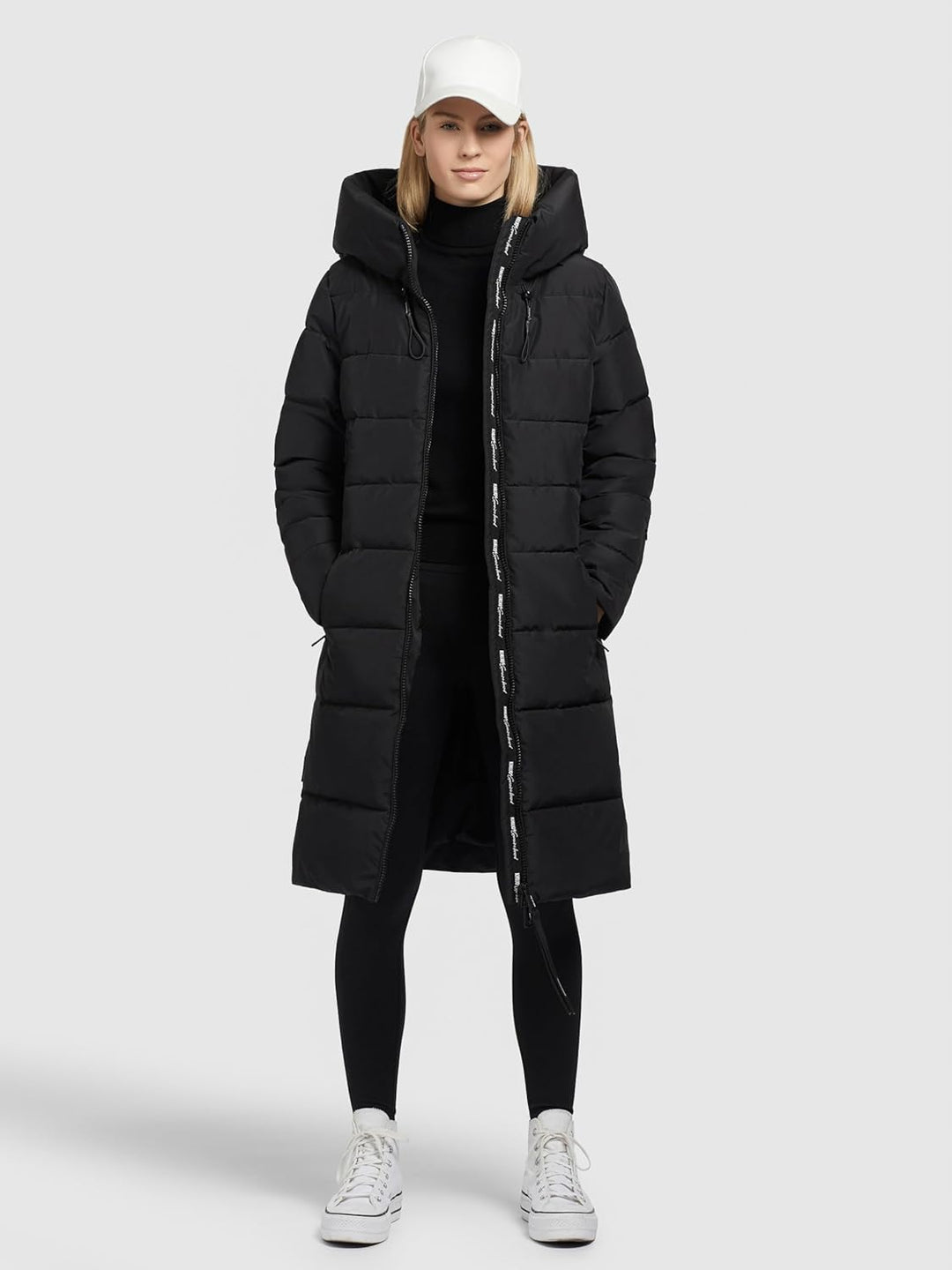 khujo - Damen - Wintermantel - Jilias 4 S 200 Black, S 200 Black