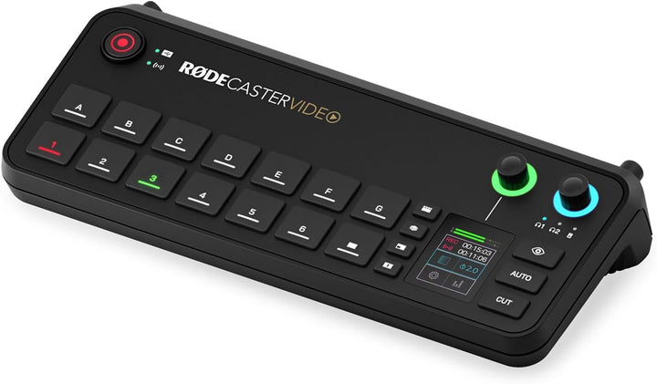 Rode Rodecaster Video Konsole für Audio- und Videoproduktion mit Podmic USB und PSA-1+