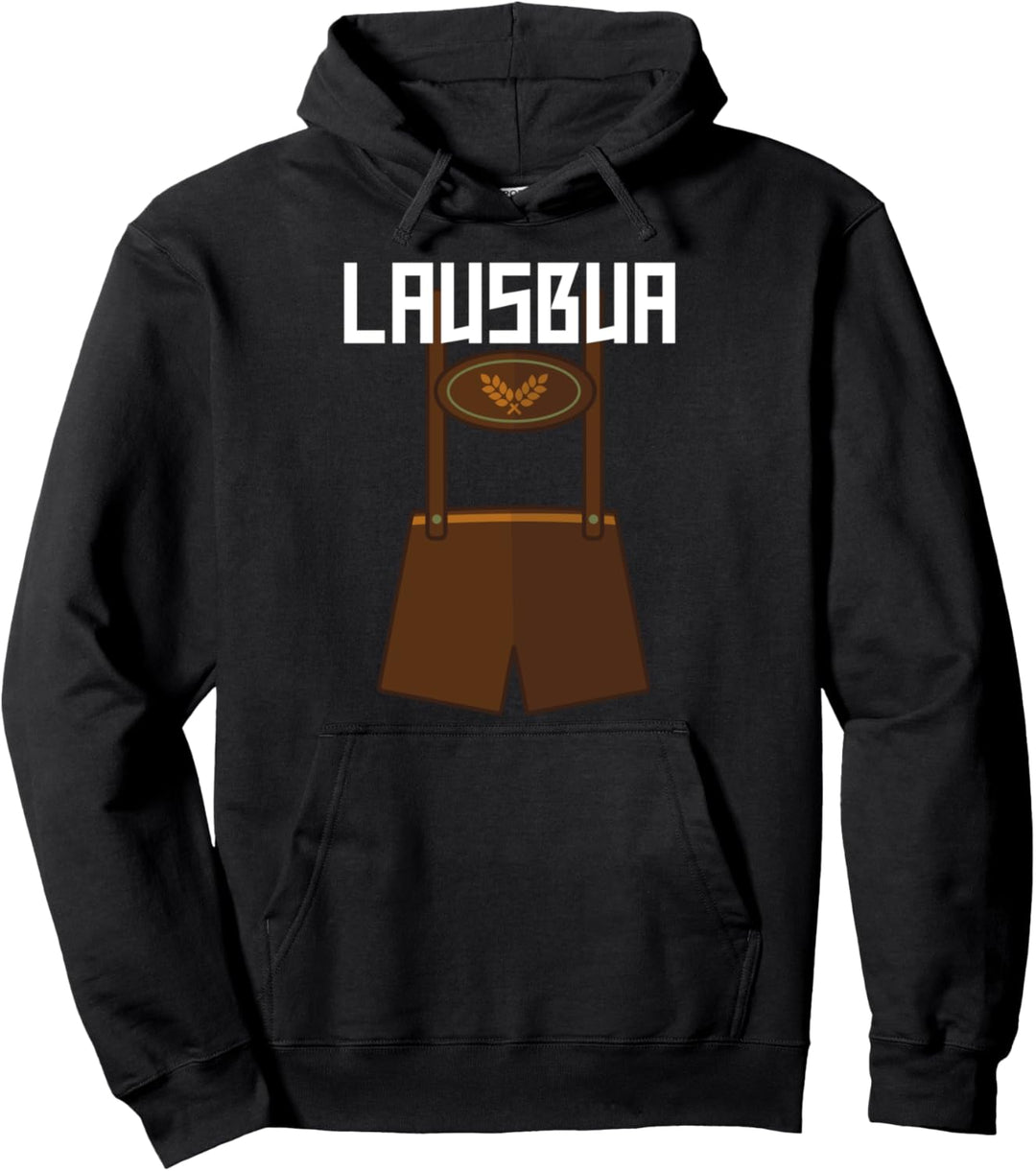 Lausbua Mit Lederhose Lustiges Bayern Tirol Oktoberfest Bier Pullover Hoodie
