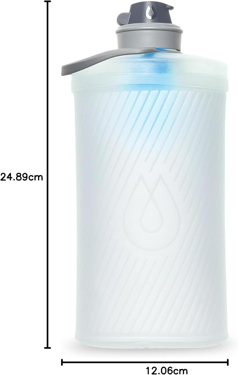 Bidón flexible FLUX 1.5L traslúcido con filtro