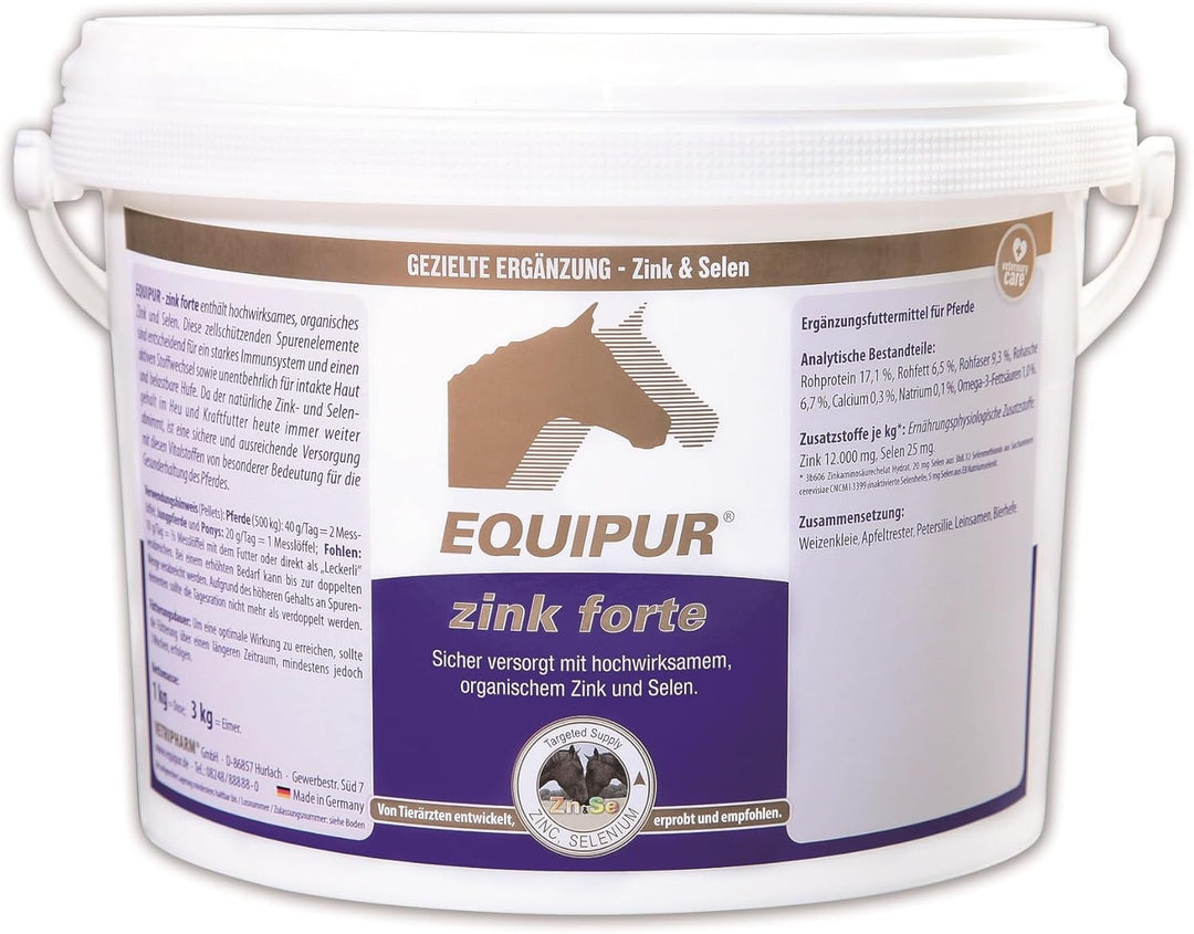 Vetripharm Equipur zink forte 3 kg Eimer