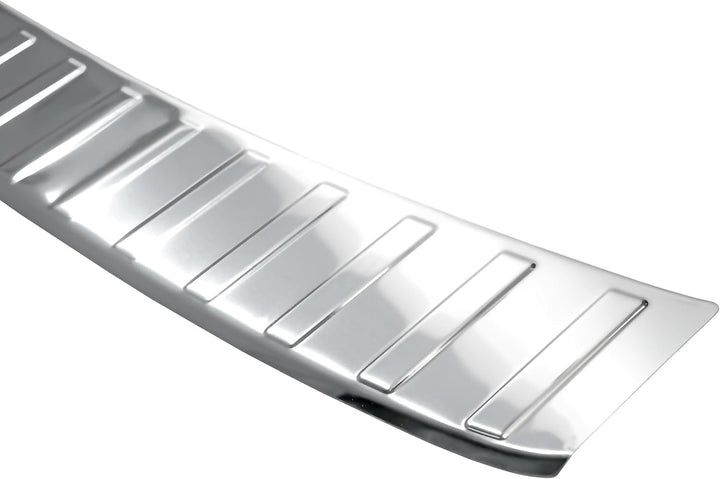 RECAMBO Ladekantenschutz Edelstahl Hochglanz poliert, Chrom Look - kompatibel für Volvo V60 2 - BJ a