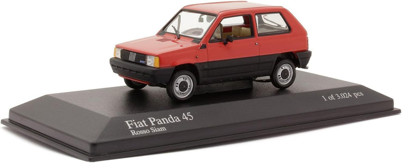 MINICHAMPS 400121401 - FIAT Panda, Massstab: 1:43, rot