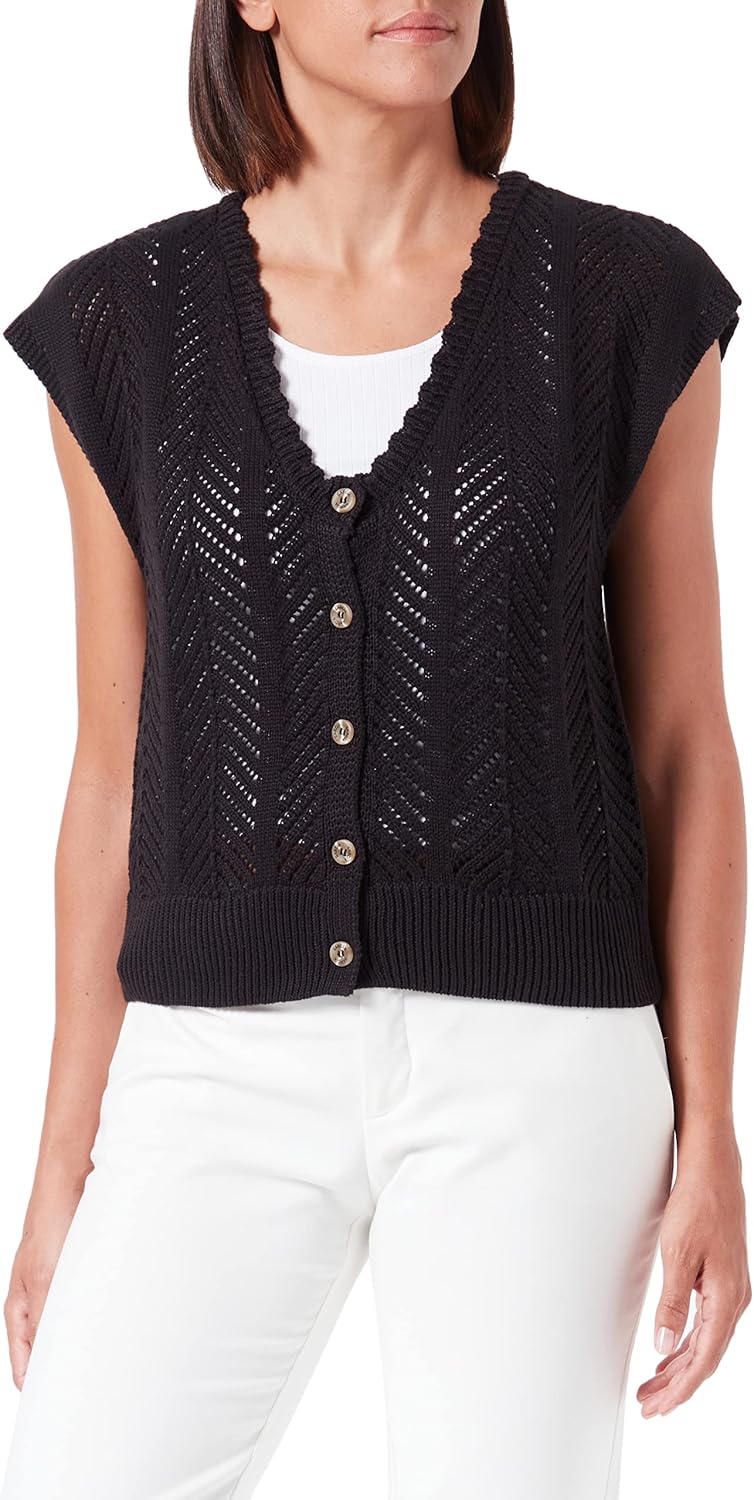 GARCIA Damen Pullover S Schwarz, S Schwarz