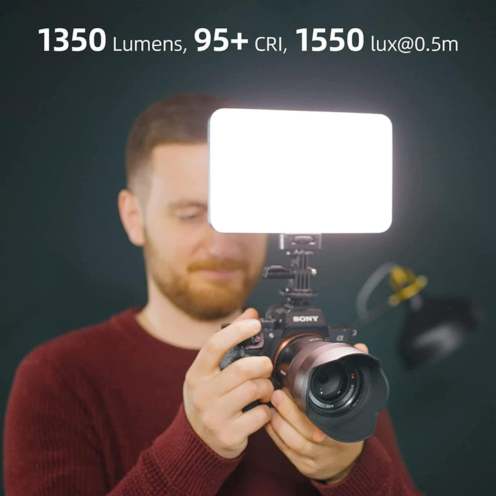 VILTROX RGB LED Panel Licht auf Kamera Fotografie Videolicht 2600K-6800K dimmbare Video Beleuchtung