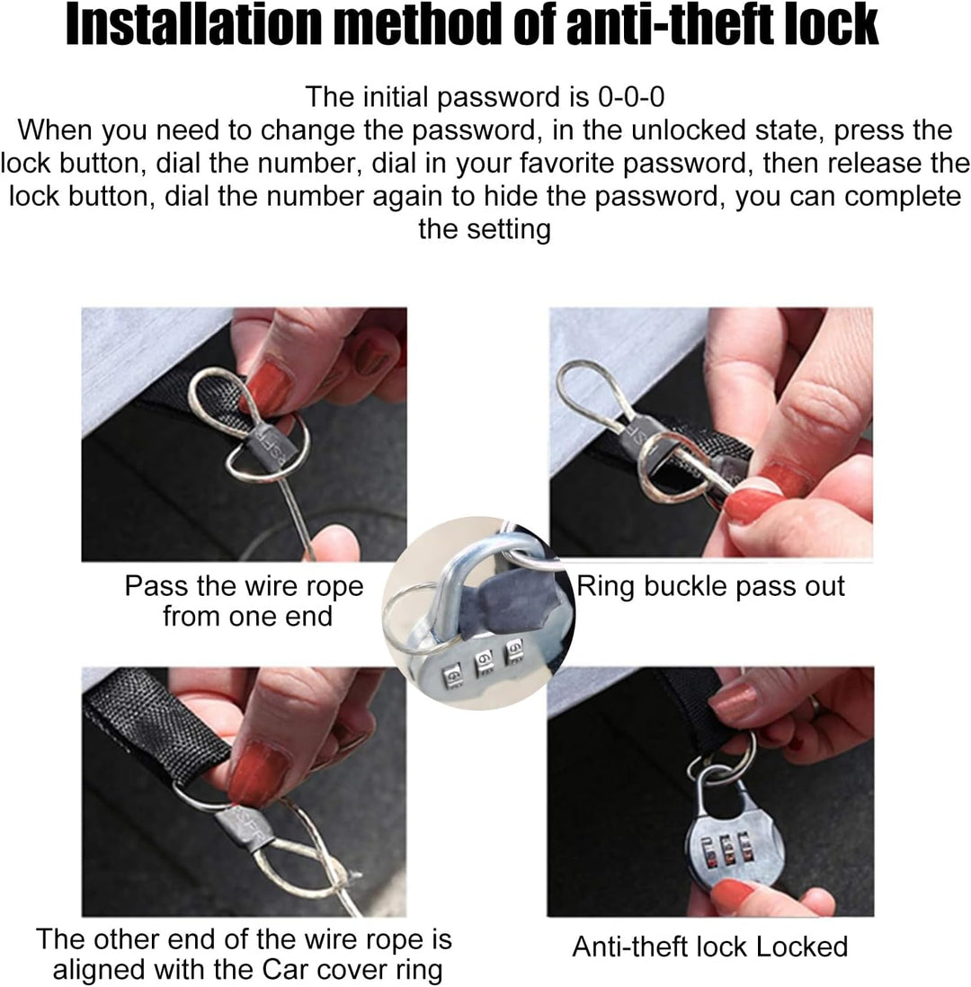 Auto Abdeckung für Citroen C3 Aircross Oxford Baumwolle Wasserdicht für Regen Sonne Staub Schutz Aut