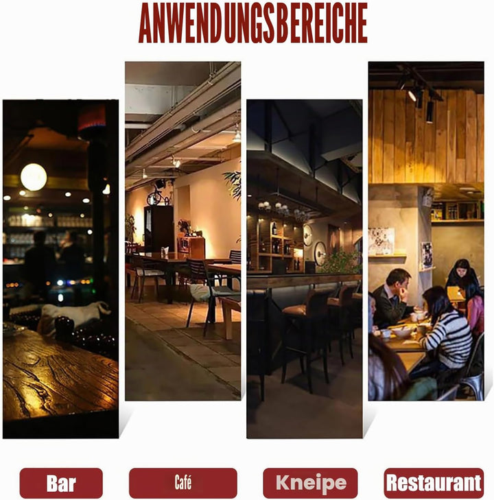 Modernes Wand Weinregal Metall, 3 Ebenen Wandmontage Wine Display-Ständer mit Glashalter, Schwebende