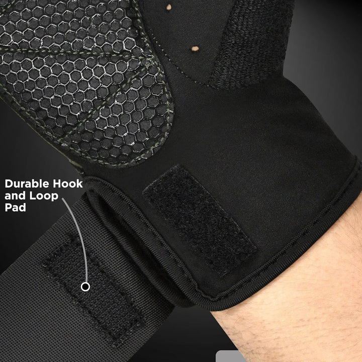 RDX Fitness Handschuhe, Trainingshandschuhe mit 3 Handgelenk-Stabilisierungsplatten, 15 Zoll Langer