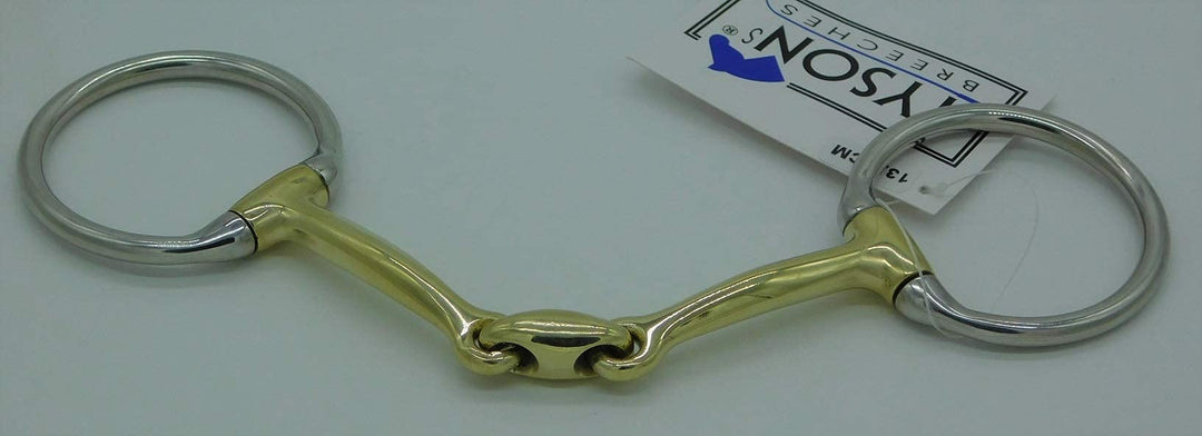 Olivenkopfgebiss Eggbut Olivenkof Gebiss 1 cm SCHMAL doppelt bebrochen anatomisch 12,5 13,5 14,5 15,