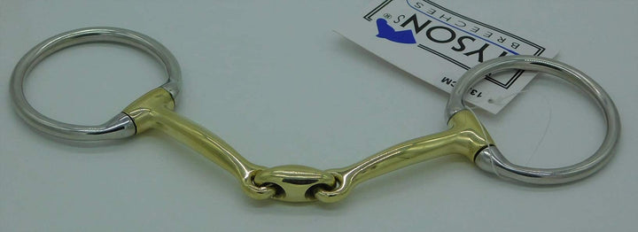 Olivenkopfgebiss Eggbut Olivenkof Gebiss 1 cm SCHMAL doppelt bebrochen anatomisch 12,5 13,5 14,5 15,