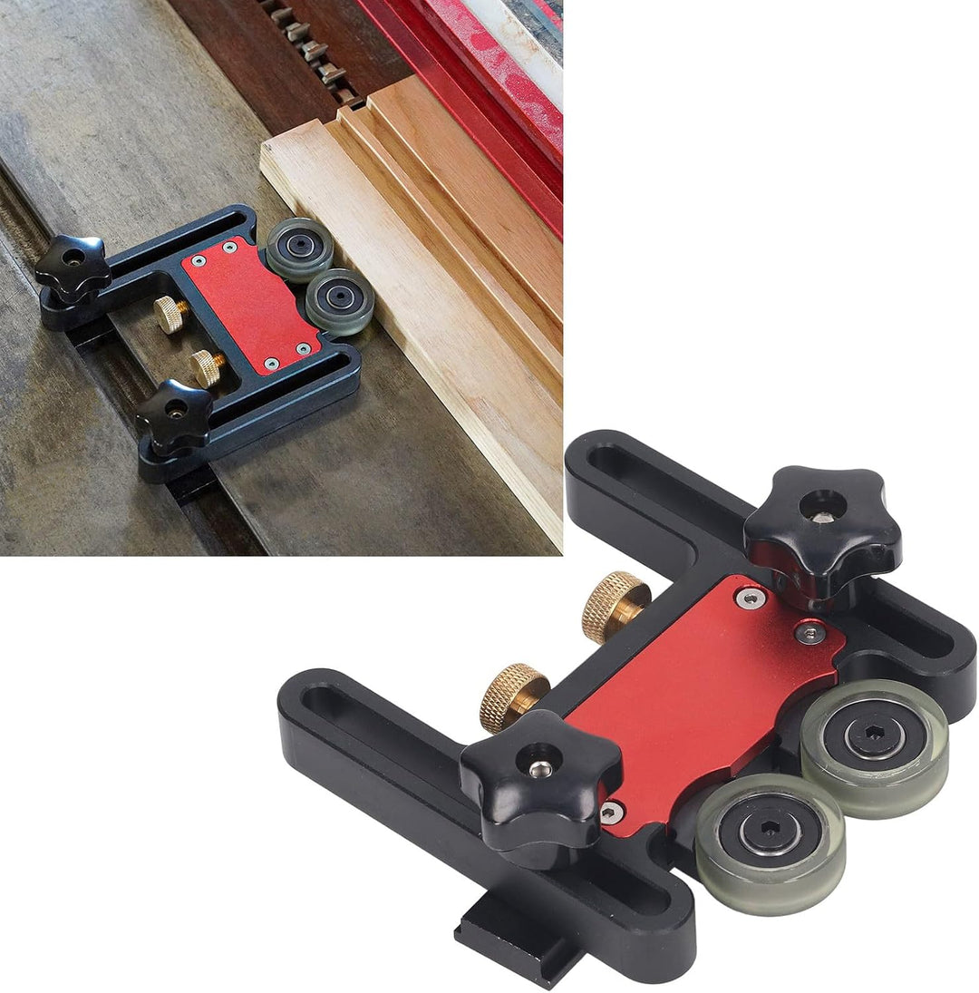 Lagerstockrolle, Featherboard, Verstellbare Gleitrolle für Oberfräsen, Tischkreissägen, Oberfräsenti