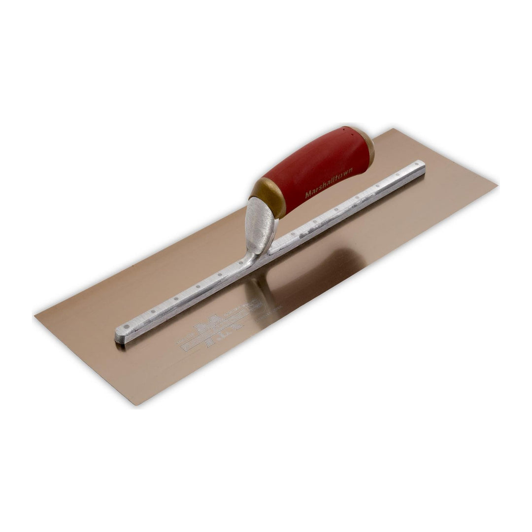 Marshalltown MPB165GDH Glättkelle, Edelstahl, 40,6 x 12,7 cm, goldfarben