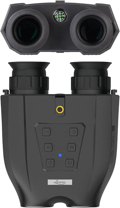 Zavarius Nachtsichtgerät: Nachtsichtbrille/-gerät mit Kopfhalterung, 2,5K-UHD-Cam, 6X Opt. Zoom (Nac