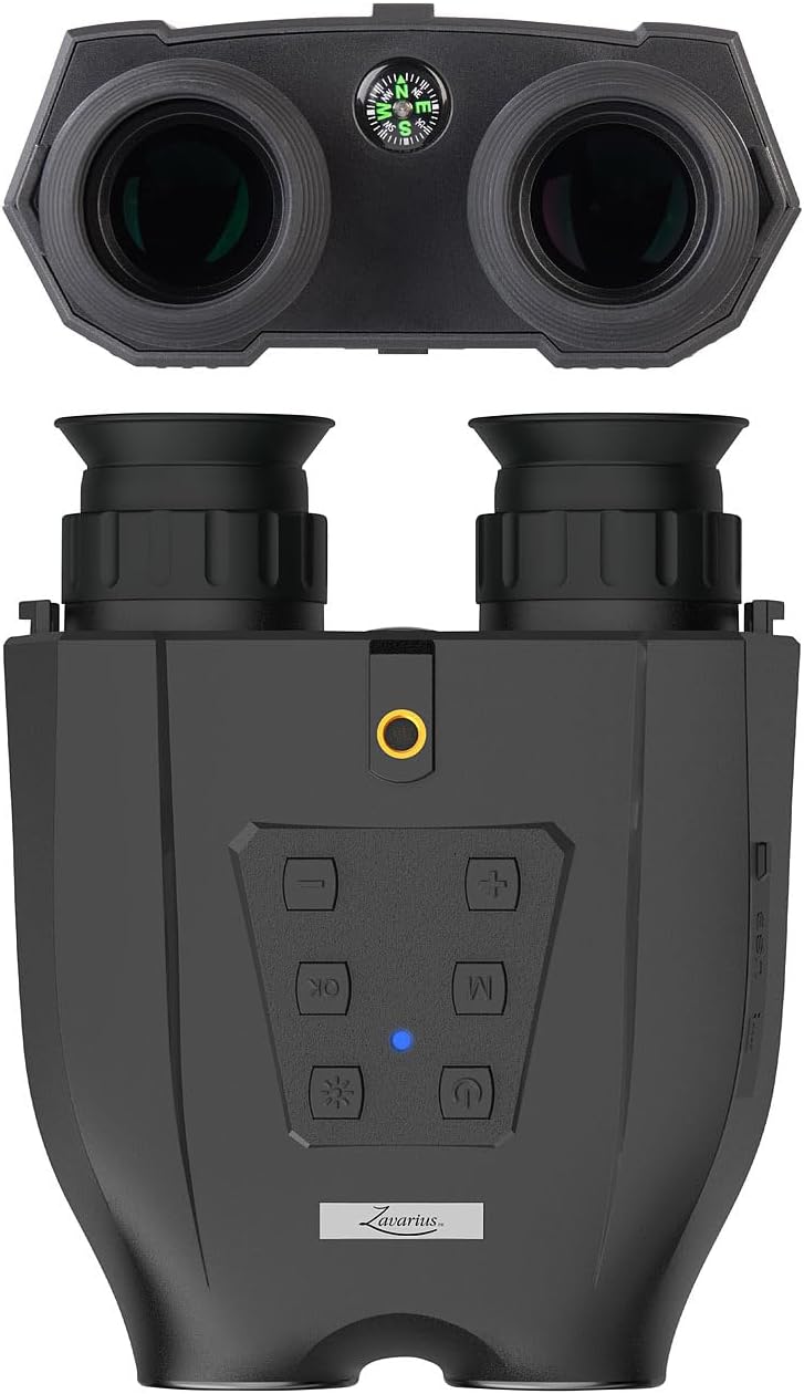 Zavarius Nachtsichtgerät: Nachtsichtbrille/-gerät mit Kopfhalterung, 2,5K-UHD-Cam, 6X Opt. Zoom (Nac