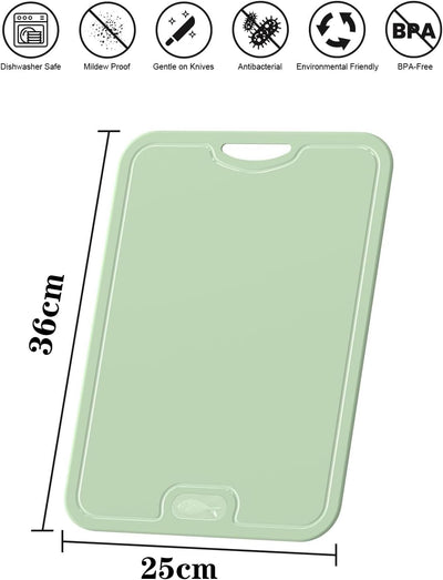Litimkat TPU-Schneidebrett, BPA-frei, Mit Saftschlitz,kratzfeste flexible Schneidebretter,Dünnes Sch