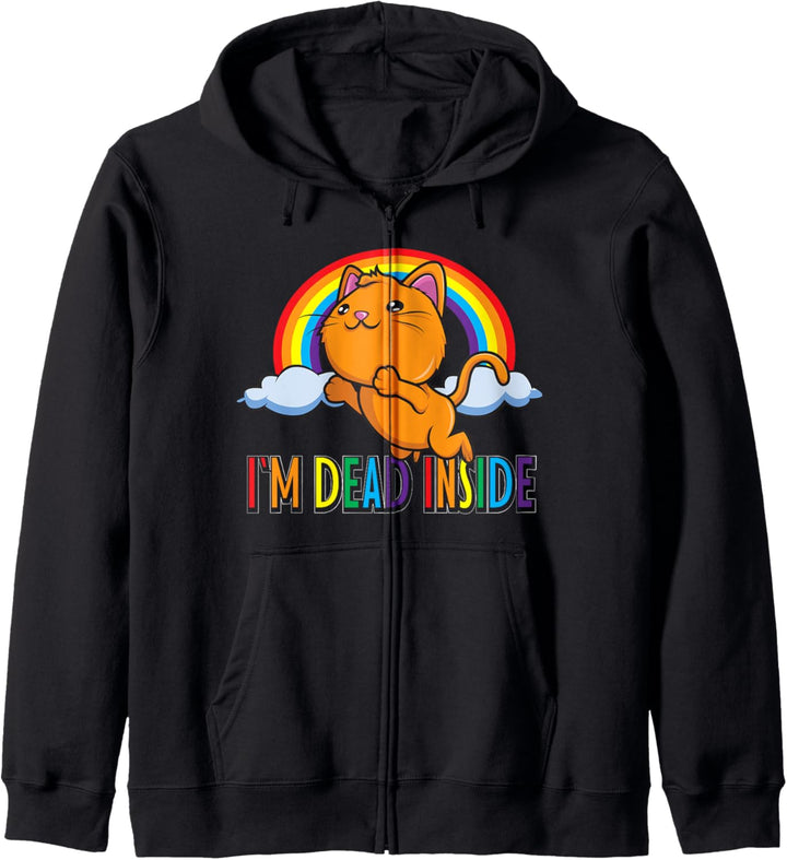 I'm Dead Inside - Sarcastic Happy Sarkasmus Kawaii Kapuzenjacke