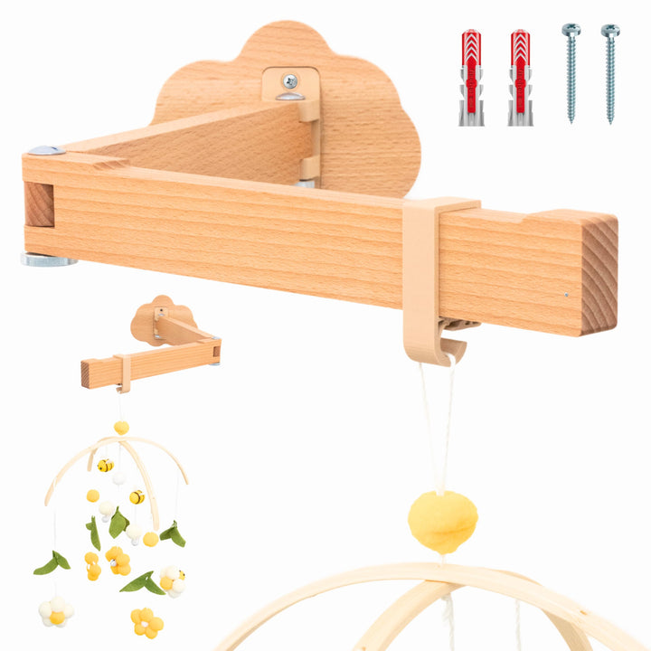 ASTREIN® | Mobile Baby | Baby Mobile Halterung Wand | Baby Mobiles Holz | Mobile Halterung Wickeltis