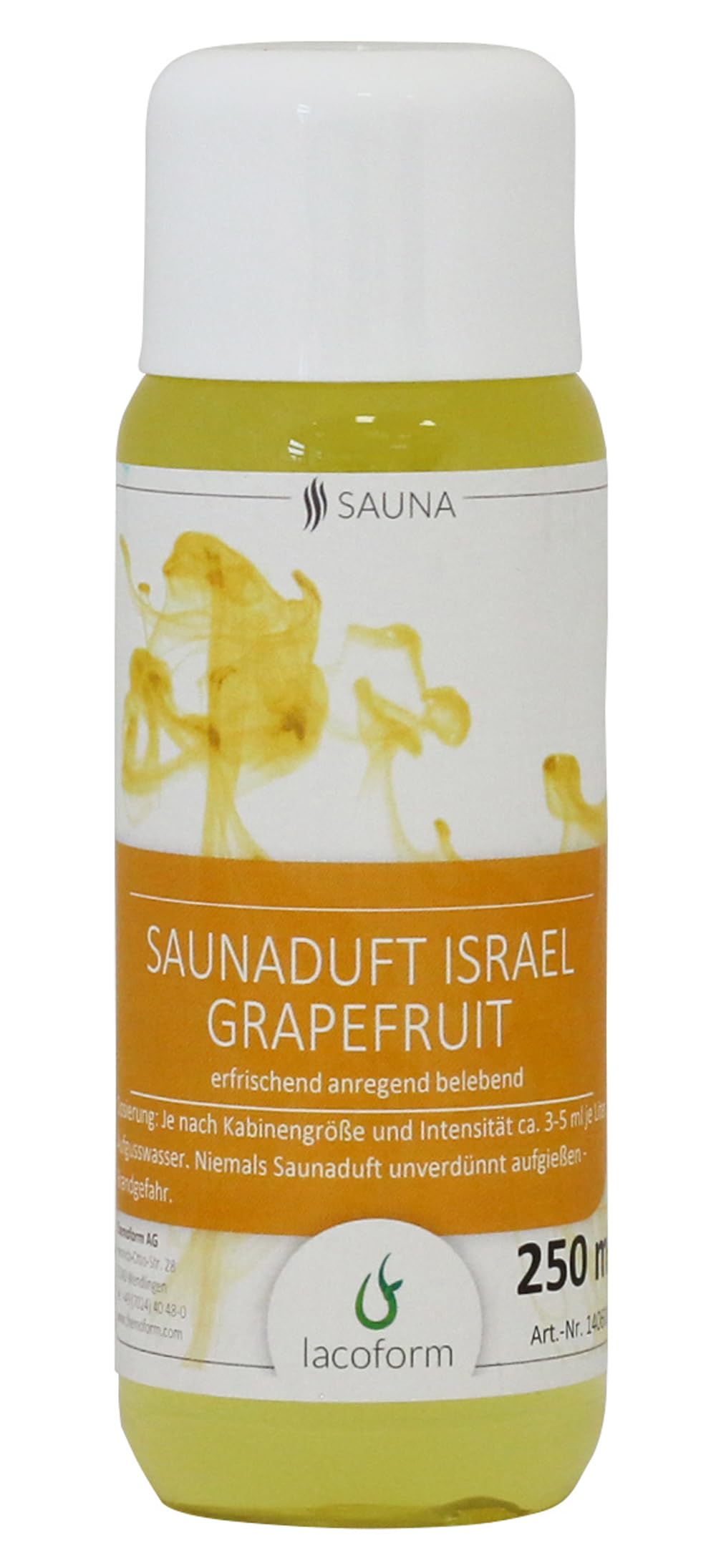 Saunaduft Lacoform Sauna Aufguss Konzentrat 250ml, Saunadüfte für Zuhause (Israel Grapefruit), Israe