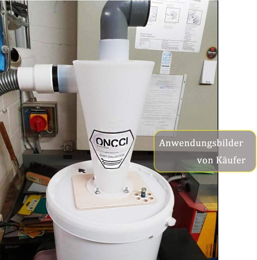 ONCCI Profi Filter Abscheider Zyklon Staubabsaugung/Staubabscheider/Absaugtechnik Staubsauger Absaug