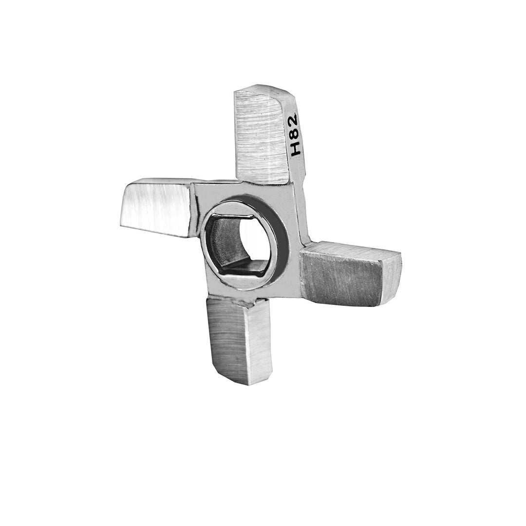 WolfCut Kreuzmesser kompatibel mit Fleischwolf Edertal EM82 LW5, EM82 VL-5 und EM82